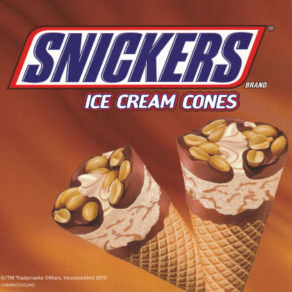 Snickers Cones
